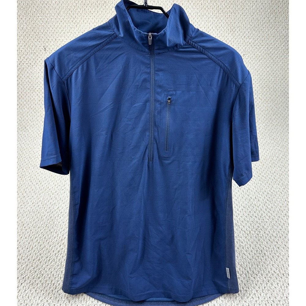 Club Ride 1/2 Zip Jersey Mens M Navy Cycling Performance Shirt Biking Riding